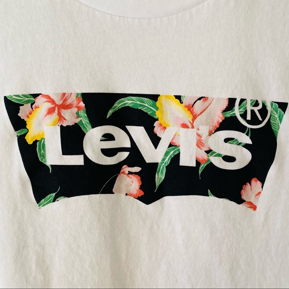 Levi's Short Sleeve Tee Shirt White Sz Small - Picture 4 of 9